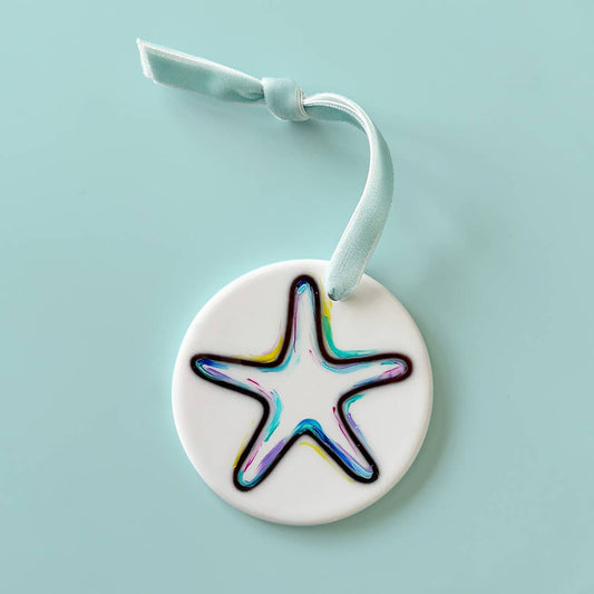 Sea Star Ceramic Ornament