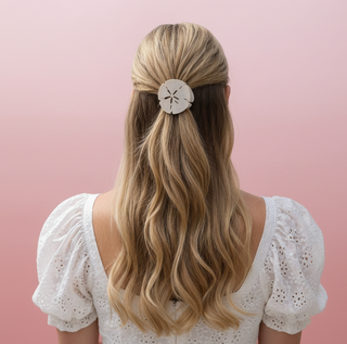 Sand Dollar | Tiny | Flat Shape Hair Clip