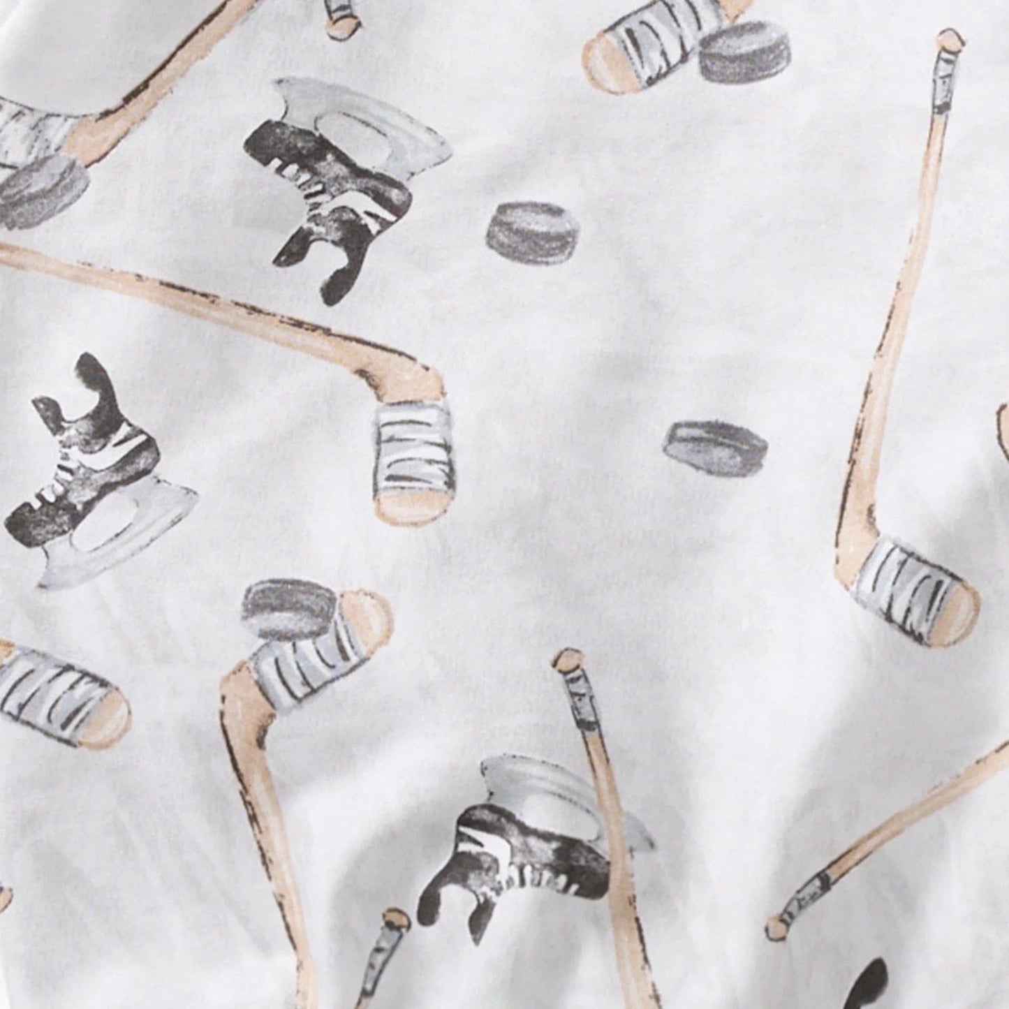 Burts Bees Little Slapshot Organic Cotton Hockey Sweatshirt & Jogger Set