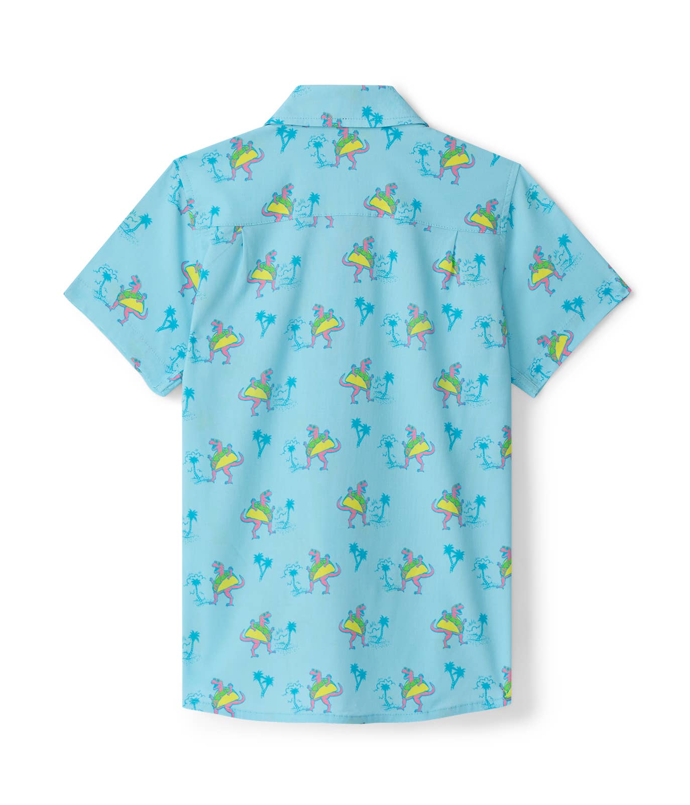 Kid's Tacosaurus Hawaiian Shirt - Youth Button Down