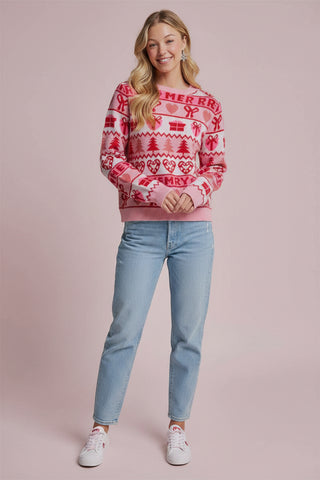 Women's Holiday Christmas Inspired Sweater Top