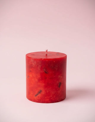 3x3 Candle Carolina Red Clay Scent 