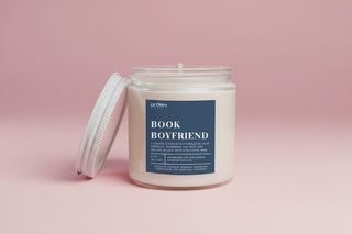 Book Boyfriend Soy Candle – Mahogany, Teakwood & Lavender