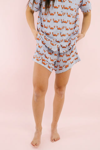 Crabby Women's Bamboo Short Set