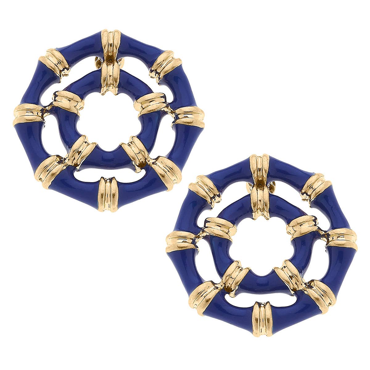 Lilly Bamboo Stud Earrings