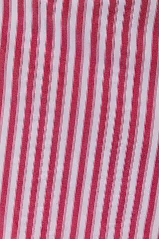 Red and White Stripe Fit and Flare Mini Dress