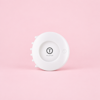Coconut White | Large | Flat Circle Hair Clip