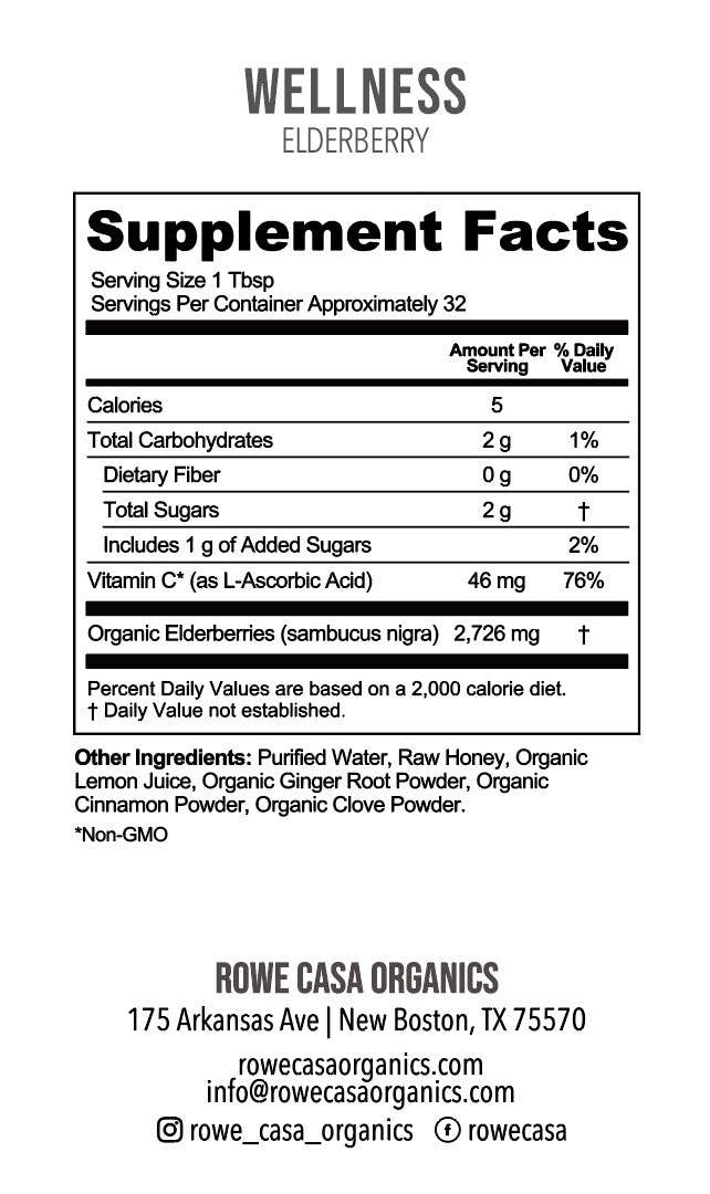 Elderberry Immune Support | 16 oz