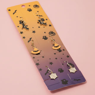 Halloween Enamel Dangle Earrings