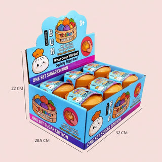 Glow In The Dark Bao Bun Dumpling Squeeze Squishy Stress Relief Toy