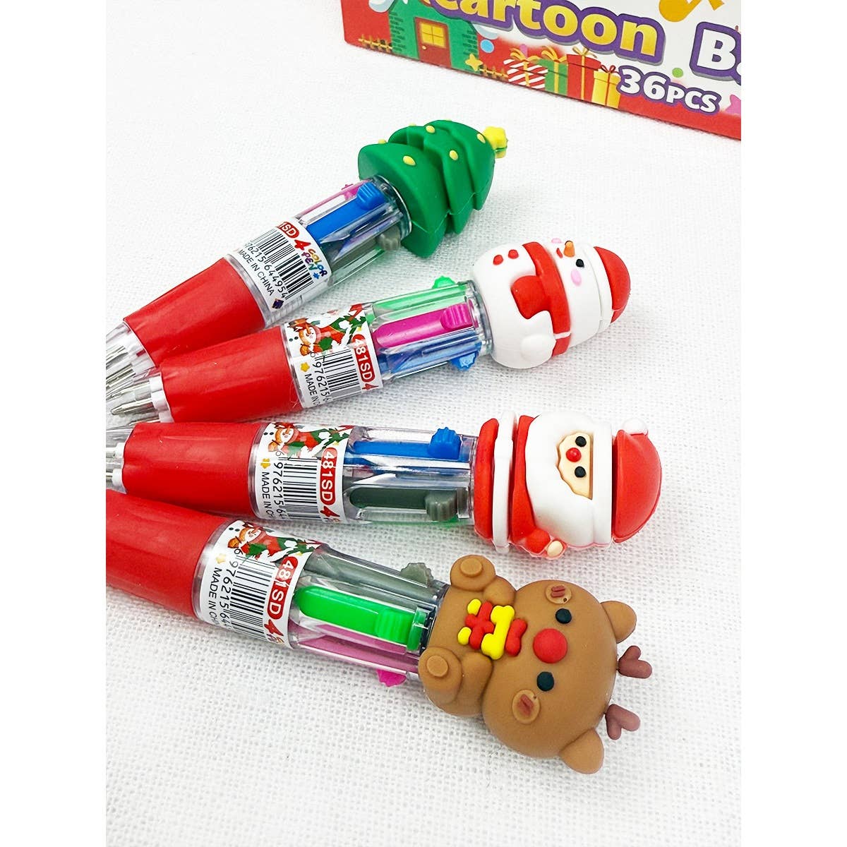 Christmas Multicolor Ballpoint Pens