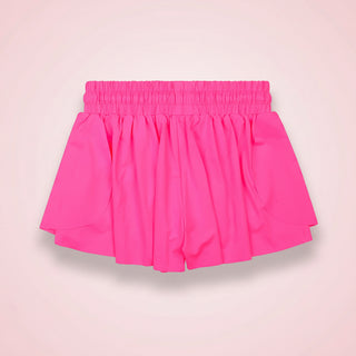 Bright Pink Butterfly Shorts