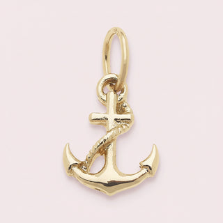 Anchor Charm in Shiny Gold