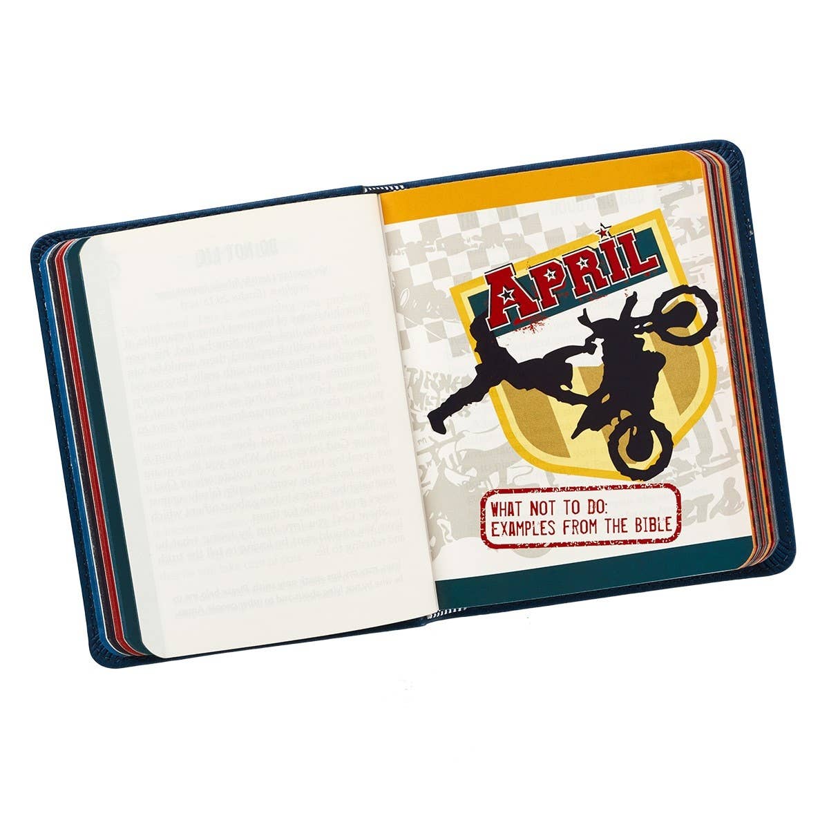 One-Minute Devotions for Boys – Blue Faux Leather Devotional