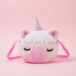 Adorable Plush Unicorn Crossbody Bag for Kids