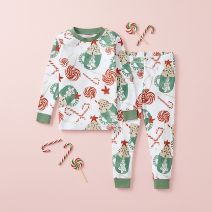 Peppermint Mocha Two-Piece Pajamas