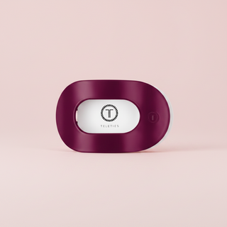 TELETIES Mulberry Large Flat Round Hair Clip