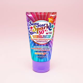 Sea Star Sparkle Party Cake SPF 50 Glitter Sunscreen