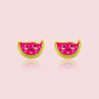 One in a Melon Cutie Stud Earrings