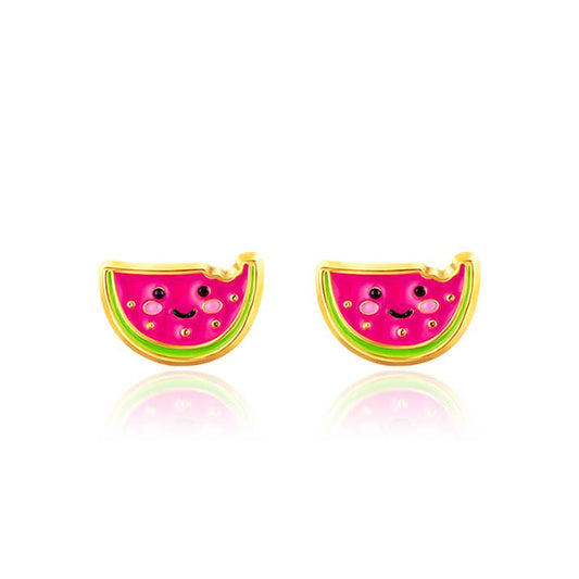 One in a Melon Cutie Stud Earrings