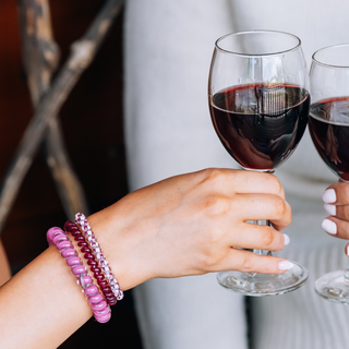 TELETIES Merlot after Midnight Large Hair Ties