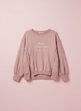 Team Connie Baby Embroidered Sweatshirt