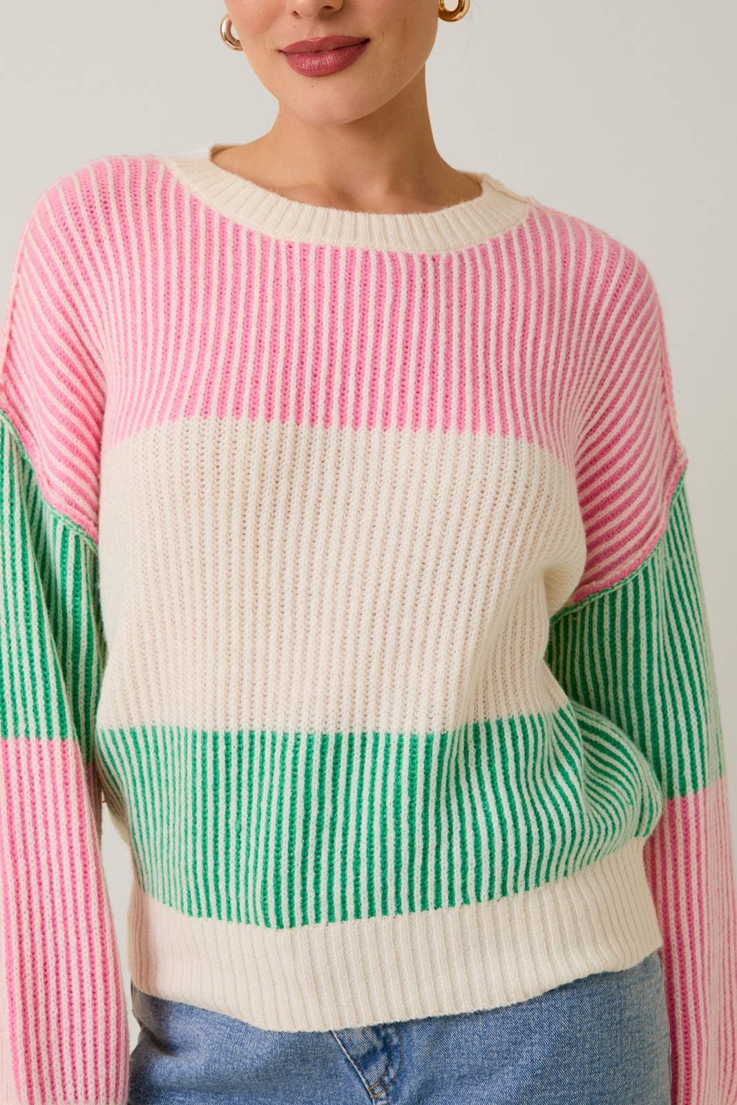 Sweet Stripe Energy Sweater