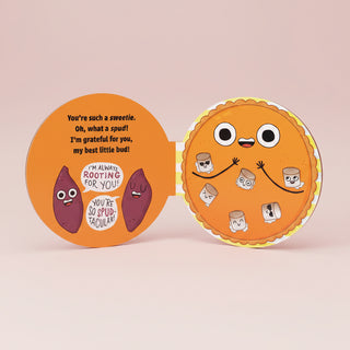 Pie Love You (A Shaped Novelty Board Book for Toddlers) by Steph  Stilwell
