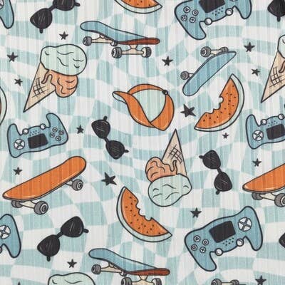 Skateboard Boy Romper