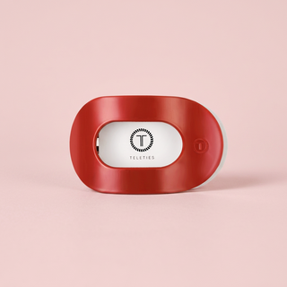 TELETIES Red Carpet Ready | Large | Flat Round Hair Clip