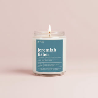 Jeremiah Fisher Scented Soy Wax Candle