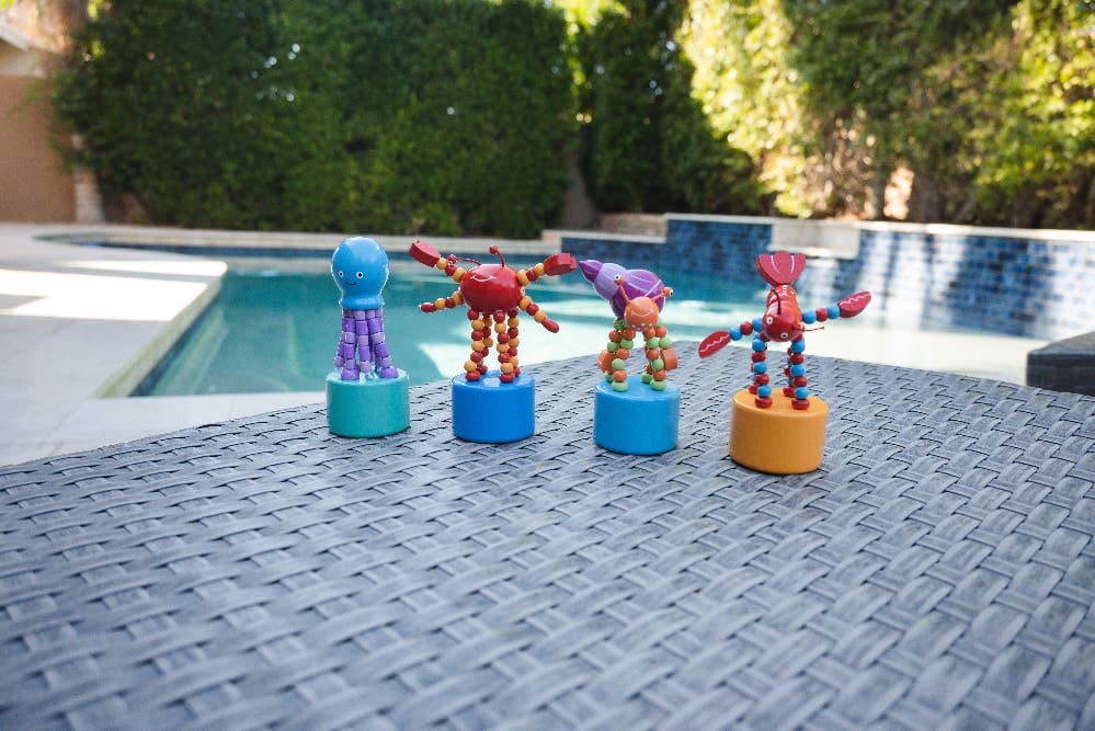 Ocean Critter Push Puppets Refill - Set of 24