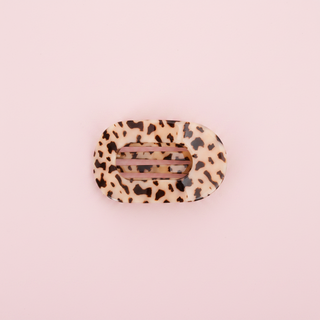 Blonde Tortoise | Tiny | Flat Round Hair Clip