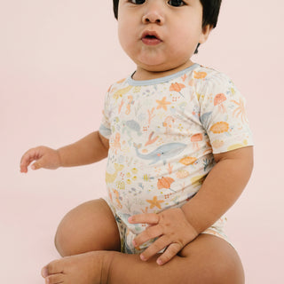 Underwater Friends Bamboo Shorts Set