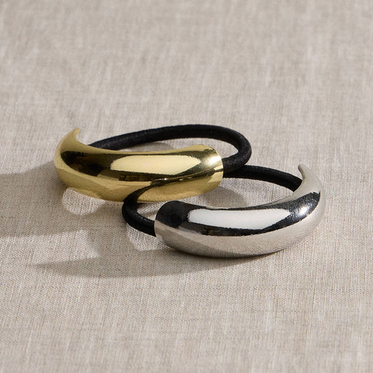 Sculpted Crescent Hair Tie