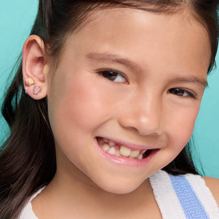 Girl Nation Pink Axolotl Stud Earrings