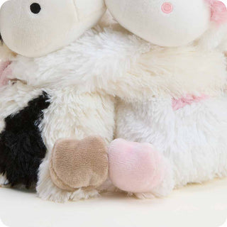 Warmies | Cow Hugs – Microwavable Lavender Scented Plush Duo