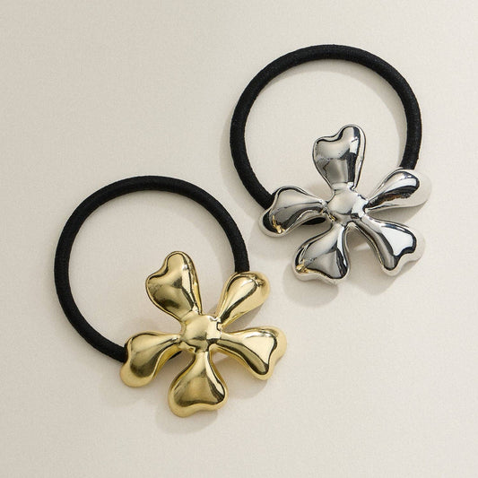 Chunky Flower Hair Tie