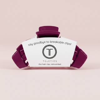 TELETIES Classic Mulberry Tiny Claw Clip
