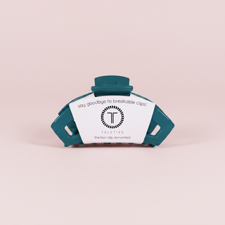 TELETIES Open Teal With It Tiny Hair Clip