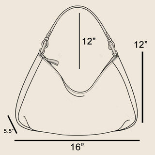 Intricate Cutout Vegan Leather Shoulder Bag