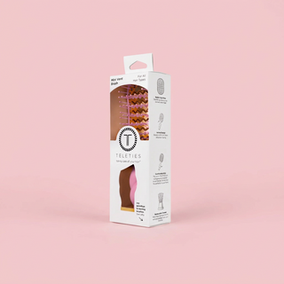 TELETIES Mini Vent Brush | Bubblegum Pink