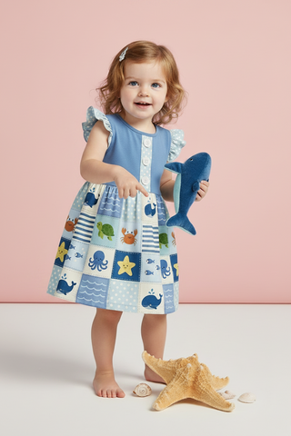 Ocean Adventures Toddler Dress