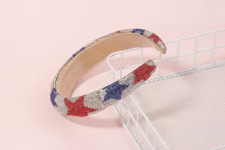 Patriotic Rhinestone Star Headband