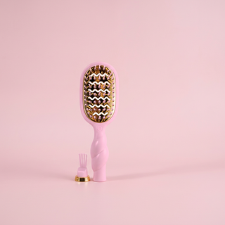 TELETIES Mini Vent Brush | Bubblegum Pink