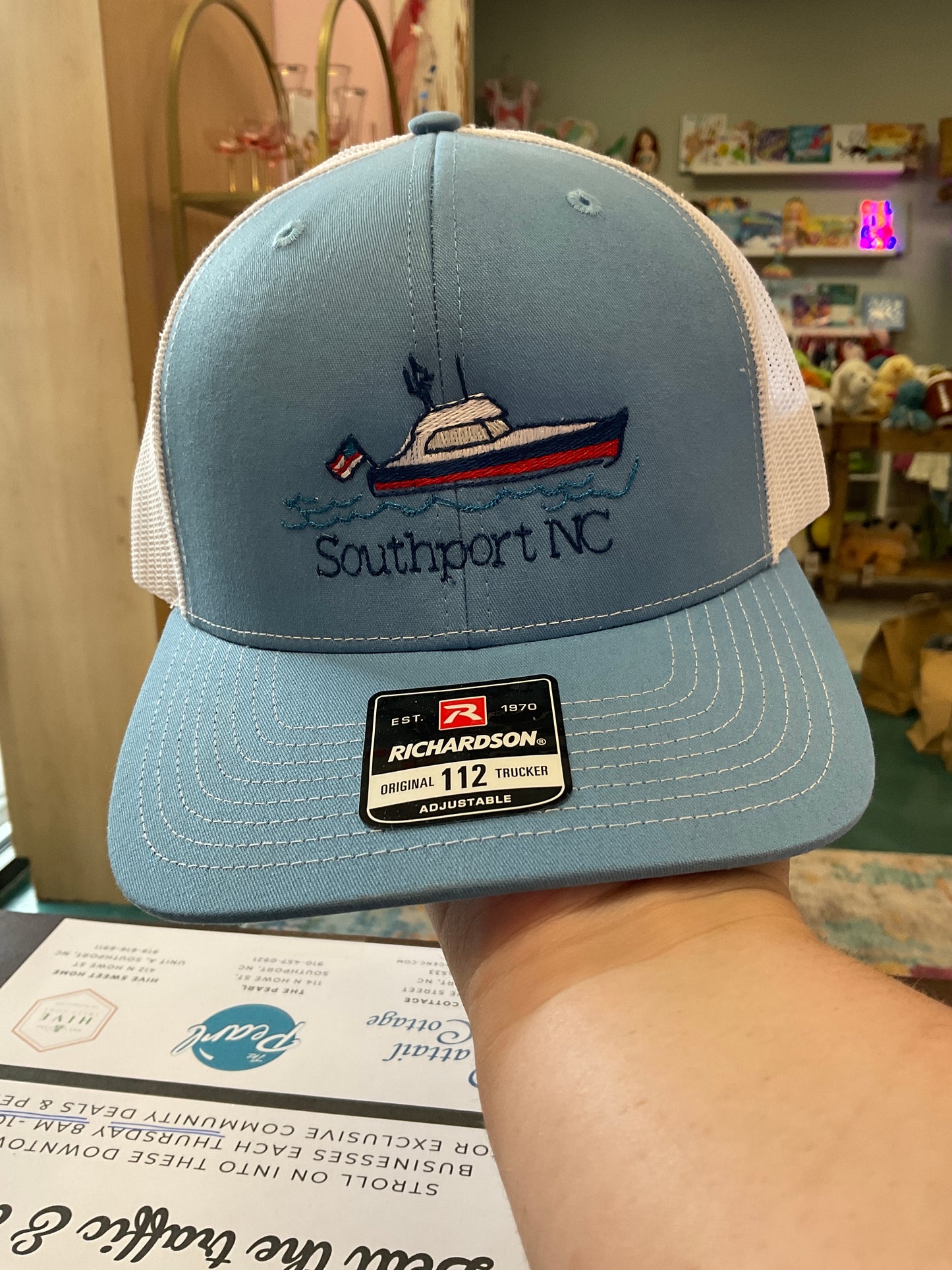 Embroidered hat Grace