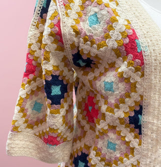 Colorful Crochet Cardigan