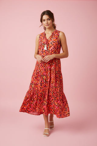 Women's Flowy Printed Dress