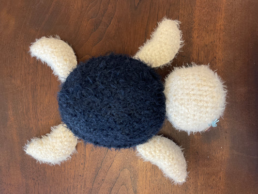 Navy Crochet Turtle