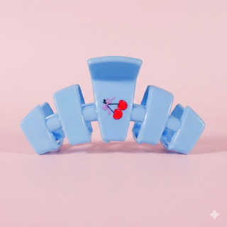 Classic | Basket of Cherries | Large Hair Clip